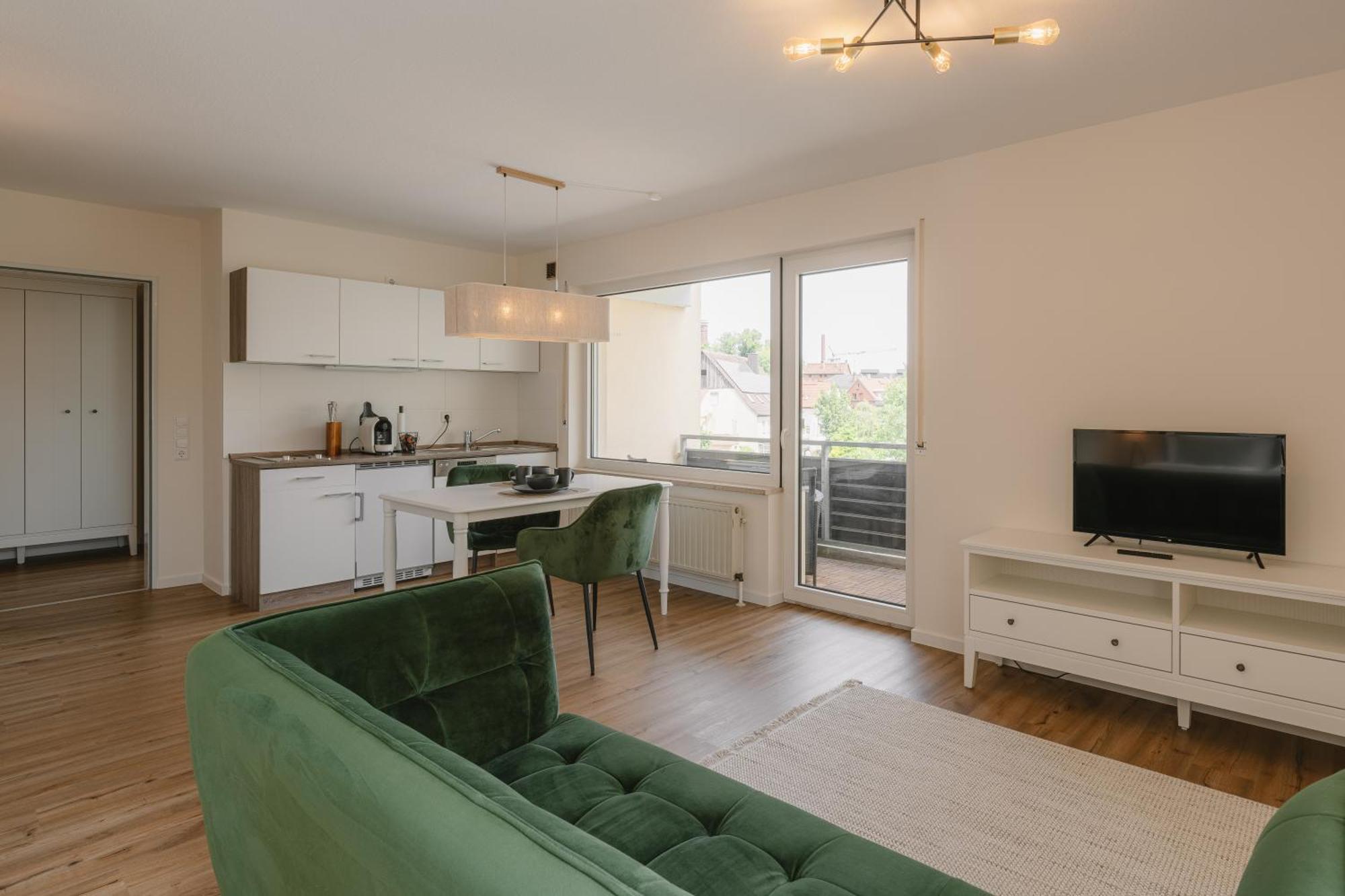 Exklusiv & Zentral: 1-Zi. Apartment Mit Balkon Stellplatz Bayreuth Bagian luar foto
