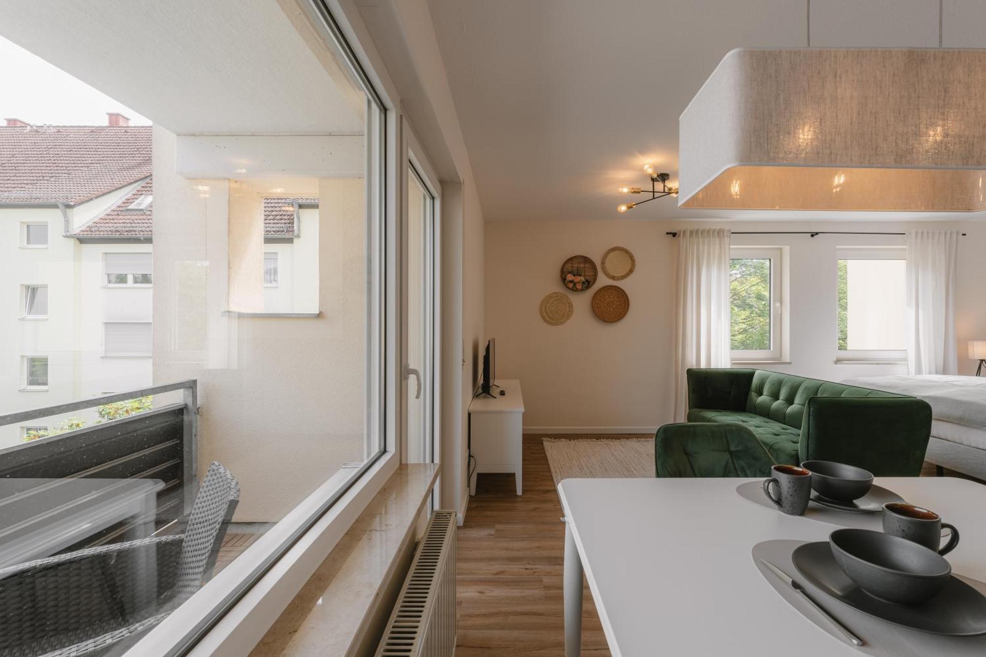 Exklusiv & Zentral: 1-Zi. Apartment Mit Balkon Stellplatz Bayreuth Bagian luar foto